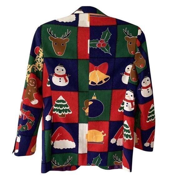 Opposuits Quilty Pleasure Christmas Blazer Jacket Men’s 36 Sports Coat - Picture 2 of 6